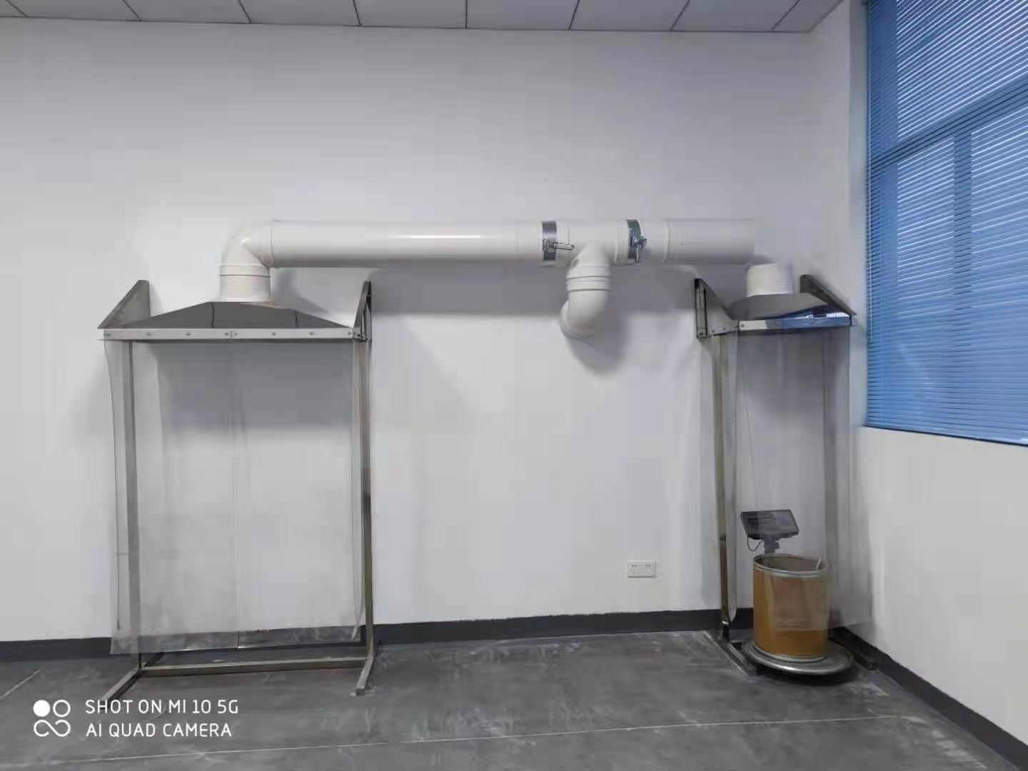 大流量除尘器配套粉料混料称重扬尘网络